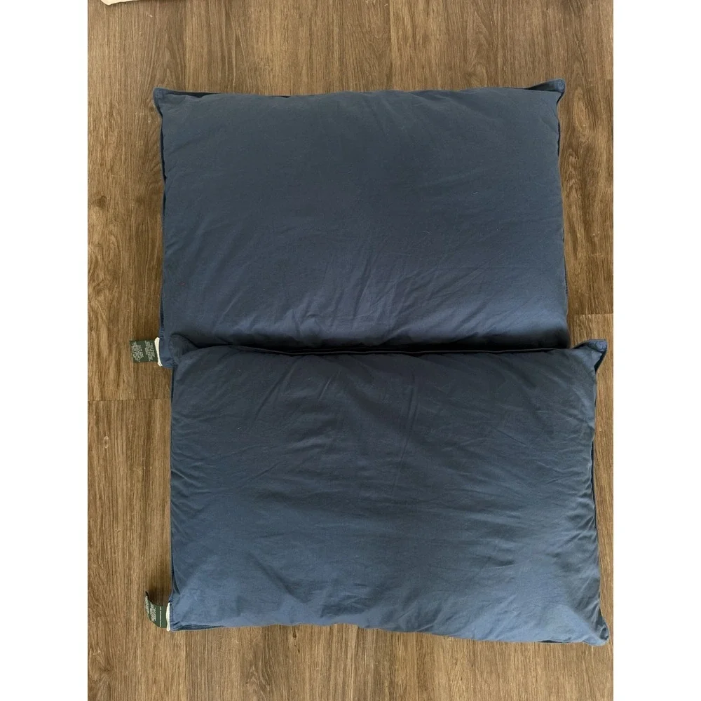 Pair Of Vintage Polo Ralph Lauren Garrison Tartan Plaid Pillows Logo 20
